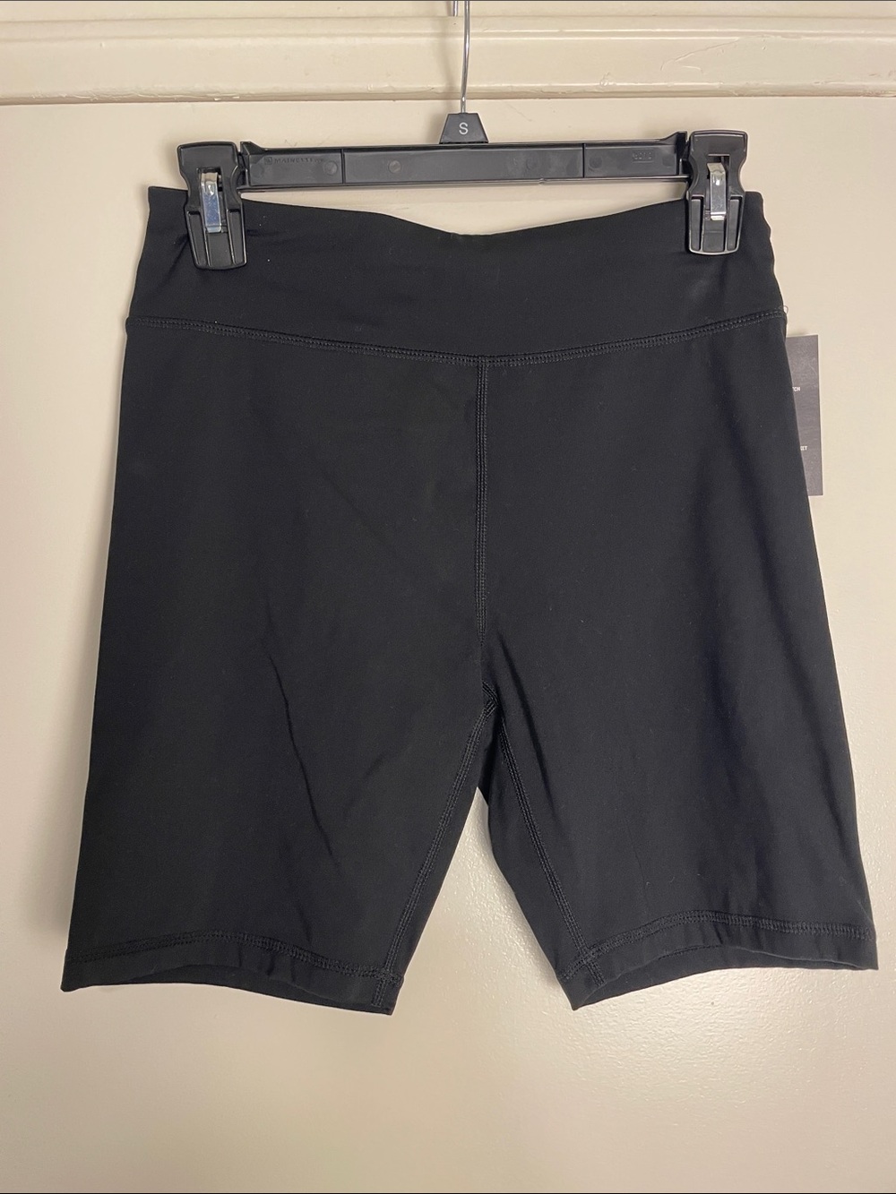 Ideology Black High-Rise Bike Shorts